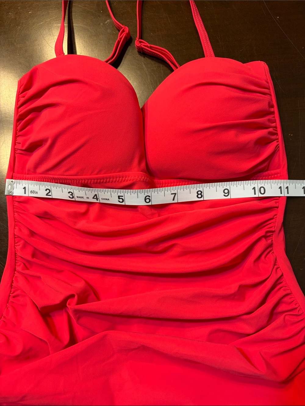 Profile by Gottex Coral Pink Ruffled One-Piece Swimsuit - Picture 4 of 4